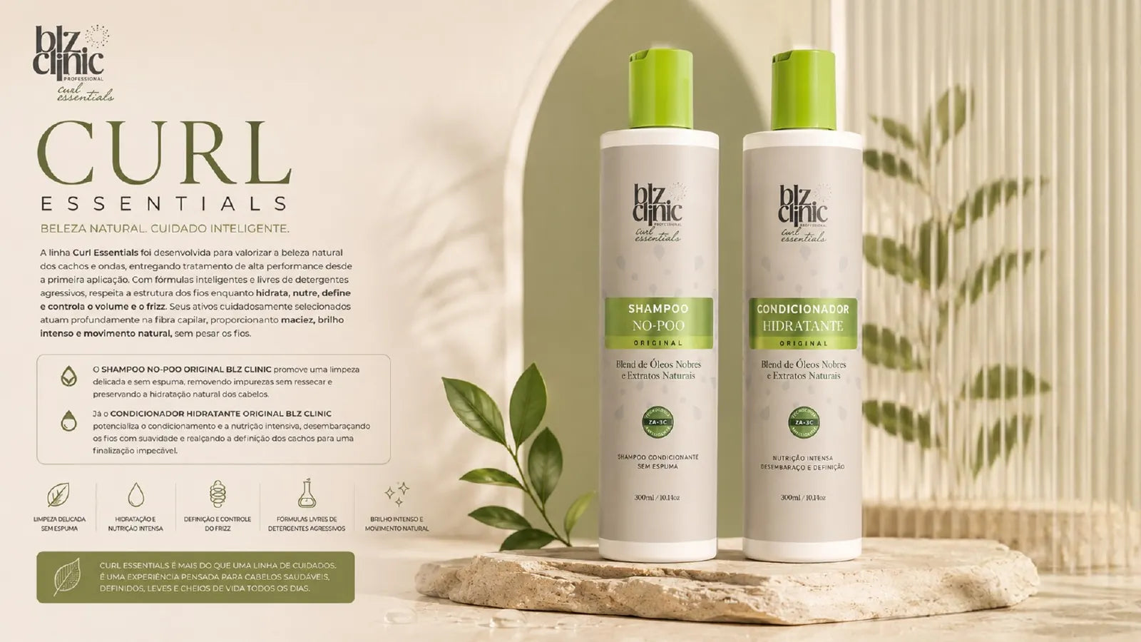 Linha Curl Essentials BLZ Clinic