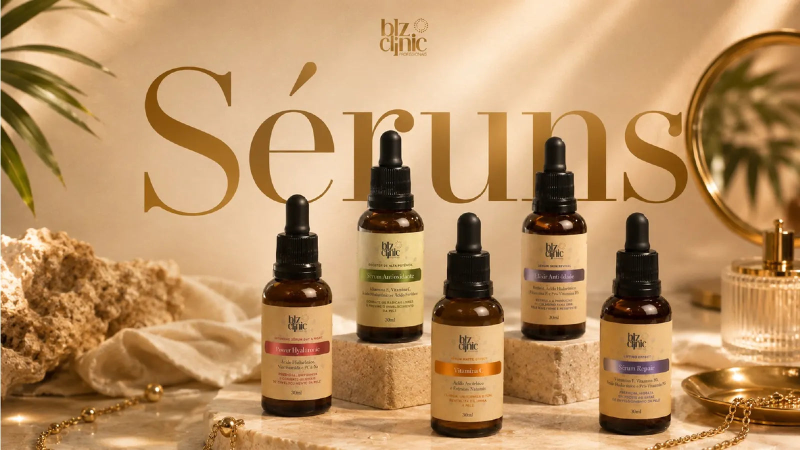 Séruns de skincare BLZ Clinic