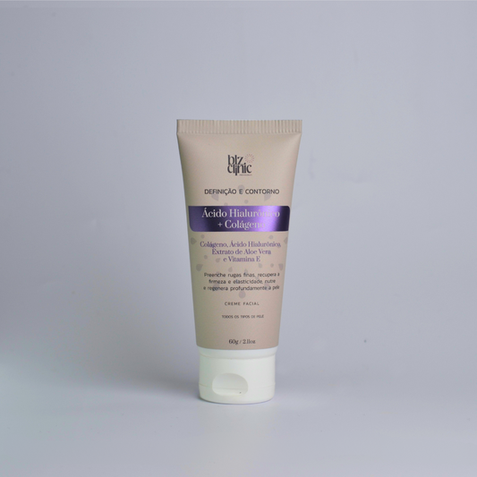 Creme Facial Ácido Hialurônico + Colágeno
