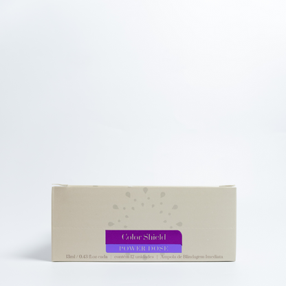 Caixa Ampola Power Dose Color Shield 12x13ml