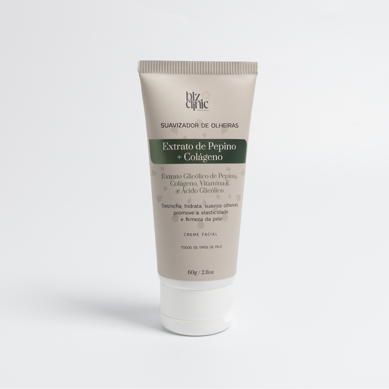 Creme Facial Extrato de Pepino + Colagneo