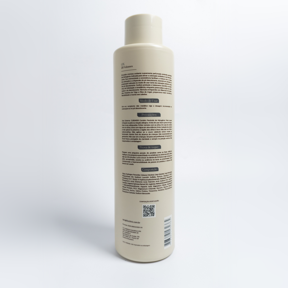 ÁGUA OXIGENADA OX 20 VOLUMES 900ML