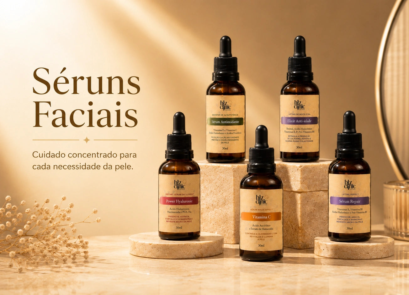 Linha Séruns Faciais BLZ Clinic